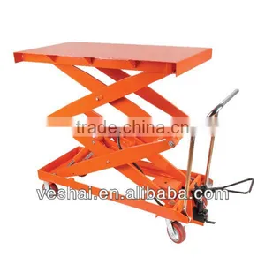 1 Ton Hand-hydraulic Table Truck for Plant,warehouse thumbnail-1