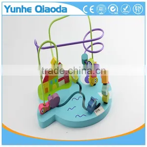 Early Learning Wooden Play Toys the Mouse Beads Maze thumbnail-1