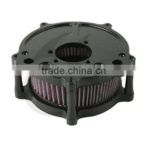 CNC Air Cleaner Filter Kit For Sportster XL1200 2007-2011 Iron 883 2009-2014 thumbnail-4
