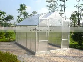 Large Size 4mm Polycarbonate Vegetable Used Agricultural Greenhouses thumbnail-3