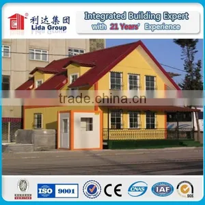 High Quality Beautiful Luxury Prefab Garden Studio/steel Structure Labor Prefab Villa thumbnail-4