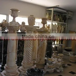 TEAKWOOD MARBLE PEDESTALS thumbnail-6