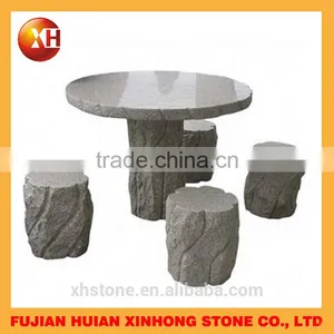 Nature Stone Table and Chairs With High Polished on Top thumbnail-3