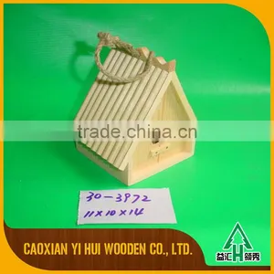 Decorative Bamboo Quality Wooden Bird House thumbnail-6