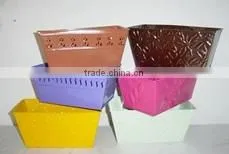 Colorful Planters With Assorted Colors and Designs, Powder Coated Finish ,durable and Cheap thumbnail-1