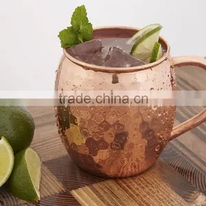 Copper New Design Hammerred 16oz Moscow Mule Mugs With Best Quality thumbnail-1