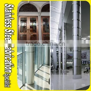 Building Interior Structural Stainless Steel Decorative Metal Columns thumbnail-1
