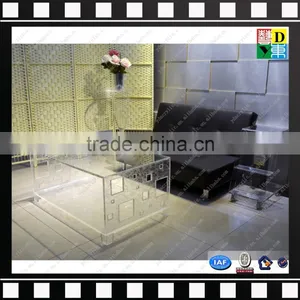 New Arrival Acrylic Radio Table Hot Sale Acrylic Living Room Furniture Wholesale PMMA Lucite Acrylic TV Set Table From China thumbnail-1