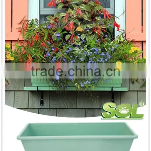 Plastic Vertical Garden Manufacturers Big Plastic Rectangular Planter Window Box thumbnail-2