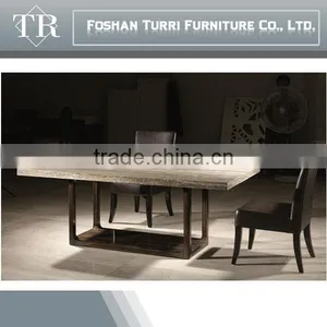 Rectangle Travertine Marble Top Coffee Table thumbnail-6