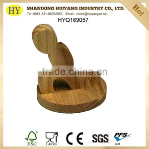Eco-friendly Natural Handmade Wooden Phone Holder thumbnail-2