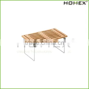 Popular Selling Bamboo Kitchen Shelf for Microwave Homex-BSCI thumbnail-1