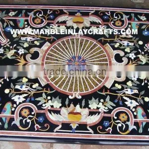 Marble Inlay Dining Table Top Manufacture thumbnail-1