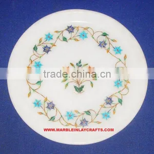 White Marble Plate Home Decoration thumbnail-1