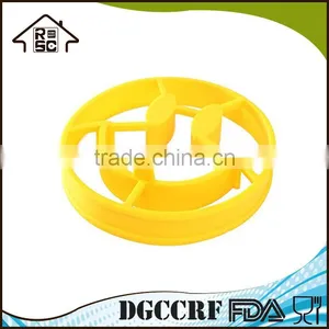 NBRSC DIY Smiley Face Fried Egg Mold Silicone Smile Shaped Pancakes Omelette Device thumbnail-2