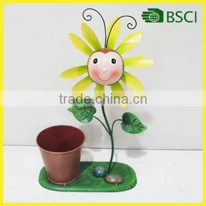Metal Bee Windmill Cheap Garden Flower Pot thumbnail-1