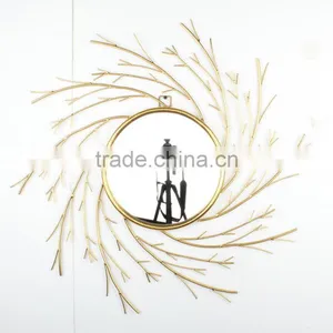 Modern Style Living Room Iron Frame Silver Mirrors thumbnail-6