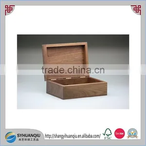 Custom Wooden Plain Sliding Lid Wooden Salt Box and Handmade Wooden Comparttment Spices Box thumbnail-3