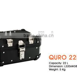 SIKKIA QURO Motocycle Aluminiam Pannier Case Black thumbnail-1