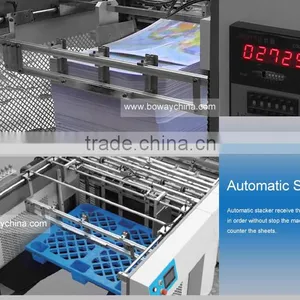 Automatic 120m/min Large Format Heated Roll Film Presswork Thermal Laminator Machine thumbnail-5