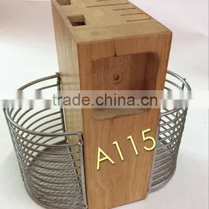 Wooden Knife Block With Timer thumbnail-1
