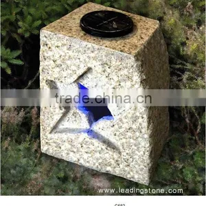 Lantern Sculpture Granite Stone/Outdoor Stone Japanese Garden Lantern thumbnail-1