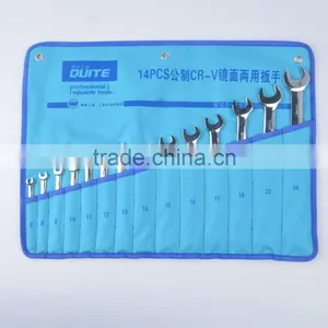 14 Pcs ANSI CR-V Combination Wrench Set ,14pcs Metric Combination Wrench Set,14 Pcs Anti-rust Combination Wrench Set thumbnail-5