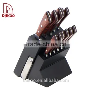 11pcs Kitchen Knife Set With 3CR13+Pakka Wood+Forged thumbnail-6