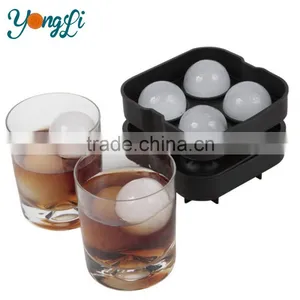 Ice Ball Mold Sphere Silicone Ice Rounds Maker 4X4.5Cm,Perfect For Japanese Whiskey, Cocktail And Any Drink thumbnail-1