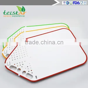 Moldiy Cutting Board Plus Colander 2 in 1 Chopping Board With Integrated Strainer Thanksgiving Gift for Her thumbnail-5
