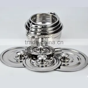 8pcs Stainless Steel Cookware Set/ Soup Pot Set With Stainless Steel Lids thumbnail-1