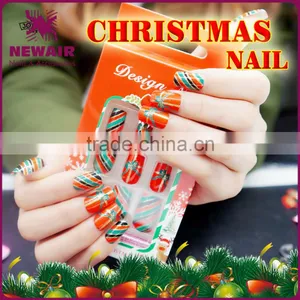 2017 New Design Christmas Fake Nails Nail Art Design thumbnail-6