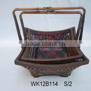 Decorative Bamboo Plates in Various Shape thumbnail-1