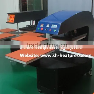 t Shirts Heat Transfer Machine With 4 Press Bed/four Stations thumbnail-5