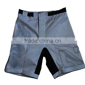 High Quality 100% Polyester Mma Shorts Custom Logo Muay Thai Shorts Latest Design Boxing Shorts thumbnail-2