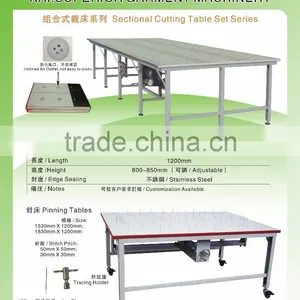 KAIYU 1530mm,1830mm,2130mm,2430mm Sectional Fabric Cutting Table thumbnail-3