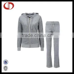 Cannda Women Custom Velour Tracksuits Wholesale thumbnail-1