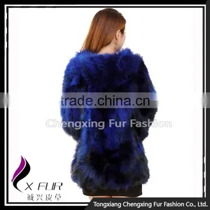 CX-G-A-18A 2016 New Real Raccoon Dog Fur Real Fur Jacket thumbnail-3