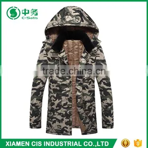 New Arrival Plus Size Long Style Winter Windproof Mens Camo Cotton - Padded Jacket thumbnail-2