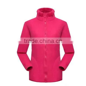 Wholesale Custom Women Polar Fleece Jacket Winter Jacket High Quality Women Jacket thumbnail-1
