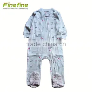 Summer New Arrival Cute Animal Baby Romper With Feet thumbnail-1