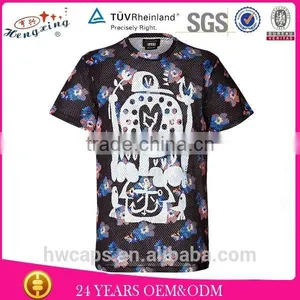 OEM Factory Flower Collar Neck Designs Custom Mens Tshirts thumbnail-1