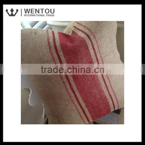 Wholesale Home Decor Burlap Pillow Cover thumbnail-2