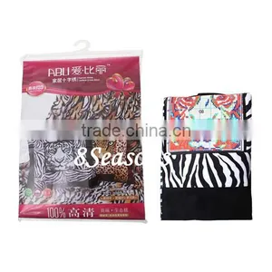 Multicolor Leopard Pattern Print Square Throw Pillow Cotton Cross Stitch 33.5cmx22.5cm thumbnail-1