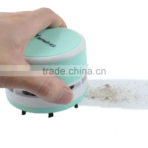Cute Mini Desk Table Dust Keyboard Dust Vacuum Cleaner Sweeper Unique Small Vacuum Hand Held Sweeper For Home Office thumbnail-2
