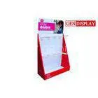 Recycle Counter Display Stands , Paper Corrugated Spin Cardboard Hook Display thumbnail-1