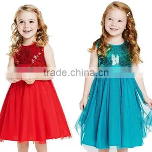 2017 Summer New Children 's Clothing ,girls Dress , Net Yarn Dress thumbnail-1