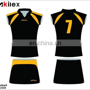 New Style Sublimation Netball Jersey With Design thumbnail-5