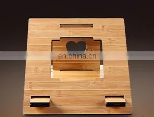 Simple Design Custom Logo Wood Office Gift Wooden Laptop Desk With Best Selling thumbnail-3