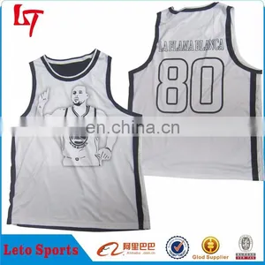 Sublimation Custom Dri Fit Reversible Basketball Uniform thumbnail-1